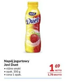 Napój jogurtowy Jovi Duet promocja w Makro