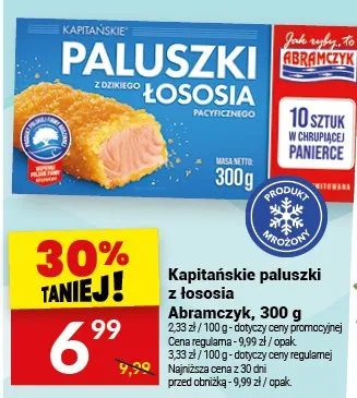 Kapitańskie paluszki łososia promocja w Twój Market