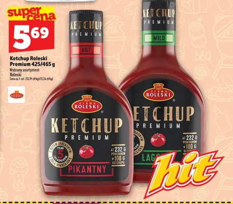 Ketchup Premium Pikantny Roleski promocja w TOPAZ