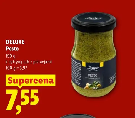 Pesto z pistacjami Deluxe promocja w Lidl