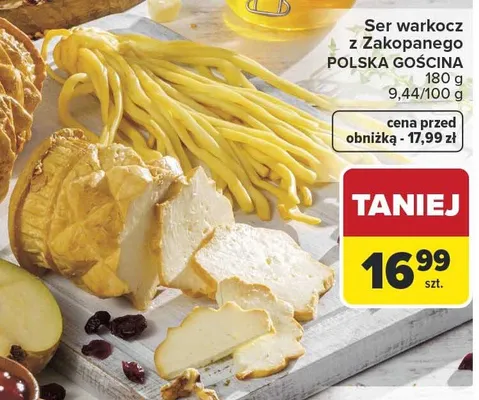 Ser warkocz z Zakopanego promocja w Carrefour