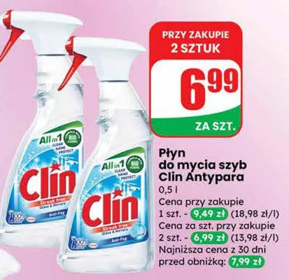 Płyn do mycia szyb Antypara promocja w Dino