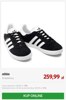 Sneakersy Adidas Gazelle promocja w eobuwie.pl