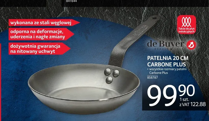 Patelnia 20cm de Buyer Carbone Plus promocja w Selgros