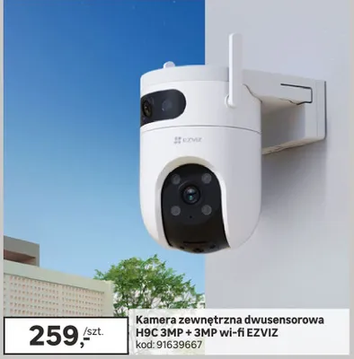Kamera zewnętrzna dwusensorowa H9C 3MP + 3MP wi-fi promocja w Leroy Merlin