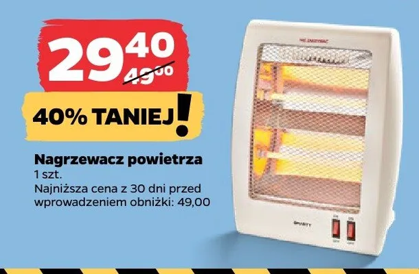 Nagrzewacz powietrza promocja w Netto