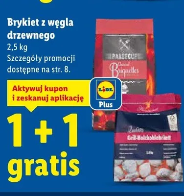 Brykiet z węgla drzewnego promocja w Lidl