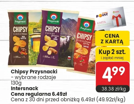 Chipsy Przysnacki promocja w Market Point