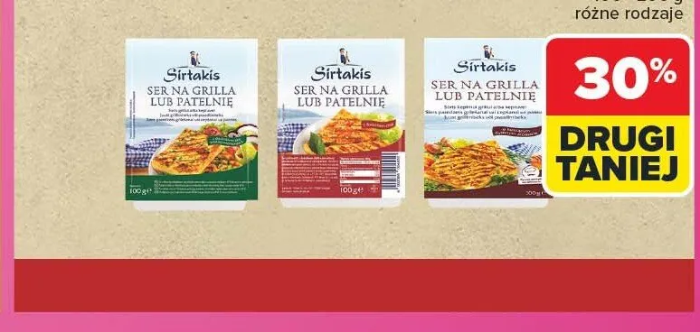 Ser na grilla lub patelnię Sirtakis Classic promocja w Carrefour