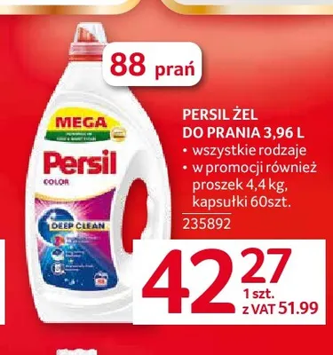 Żel do prania Persil promocja w Selgros