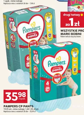 Pieluchomajtki Pampers Active Baby Pants promocja w Stokrotka