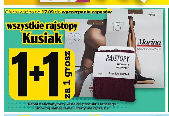 Rajstopy Kusiak promocja w TOPAZ