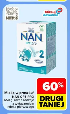 Mleko w proszku NAN Optipro promocja w Carrefour Market