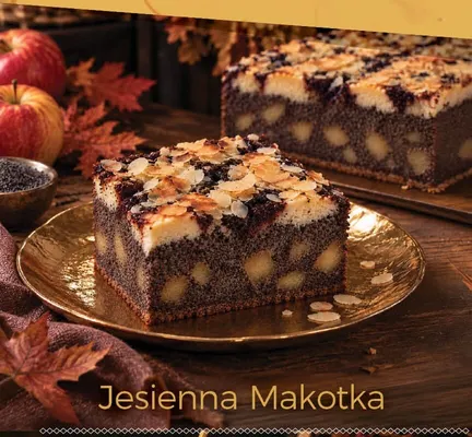 Ciasto Jesienna Makotka Ciastkarnia Natalia i Szymon promocja w TOPAZ