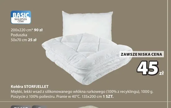 Kołdra STORFJELLET promocja w Jysk