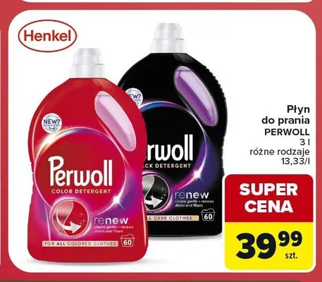 Płyn do prania Perwoll Color promocja w Carrefour
