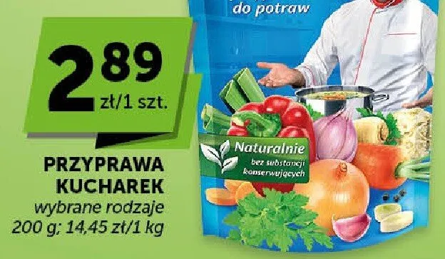 Przyprawa kucharek wybrane rodzaje promocja w Groszek