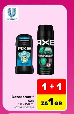 Dezodorant Axe Ice Chill promocja w Carrefour