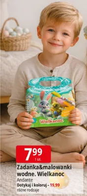 Zadanka&malowanki wodne. Wielkanoc promocja w Leclerc
