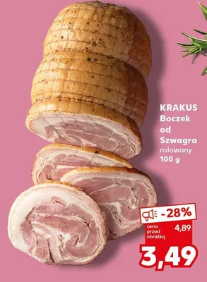 Boczek od Szwagra rolowany promocja w Kaufland