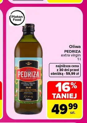 Oliwa Pedriza extra virgin promocja w Carrefour