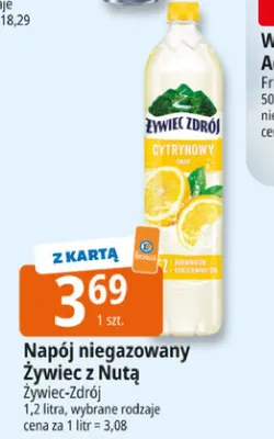 Napój niegazowany Żywiec z Nutą promocja w Leclerc