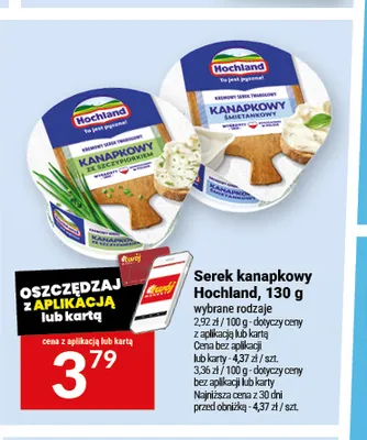 Serek kanapkowy Hochland promocja w Twój Market