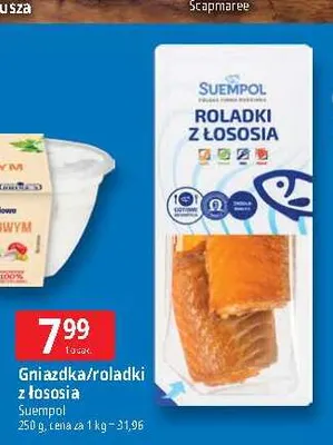 Gniazdka z łososia Suempol promocja w Leclerc