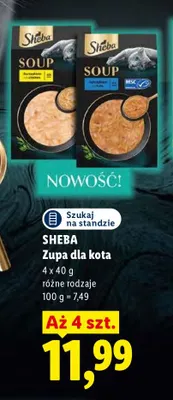 Zupa dla kota 4-pak Sheba promocja w Lidl