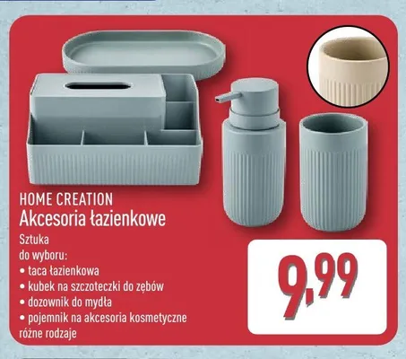 Taca łazienkowa HOME CREATION promocja w Aldi