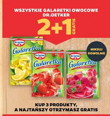 Galaretki owocowe Dr.Oetker promocja w Netto