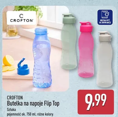 Butelka na napoje Crofton Flip Top niebieska 750 ml promocja w Aldi