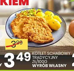 Kotlet schabowy tradycyjny promocja w Wafelek