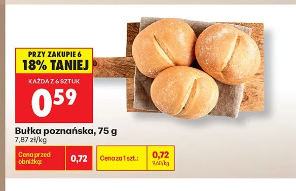 Bułka poznańska promocja w Biedronka