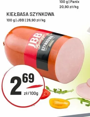 Kiełbasa szynkowa JBB promocja w Sedal