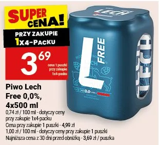 Piwo Lech Free 0,0% smakowe Lime Mint, Dragon Fruit Grape, Lemon Pomelo, Apple Lemongrass promocja w Twój Market