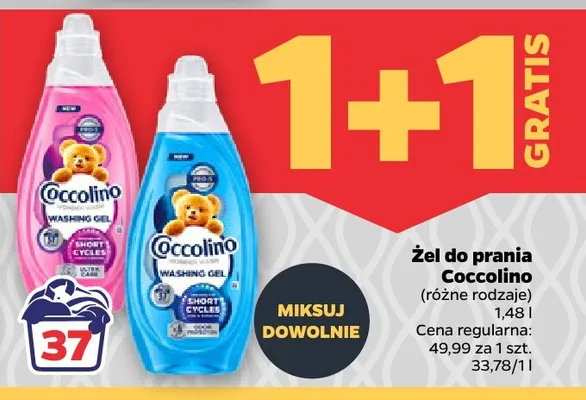 Żel do prania Coccolino Care White promocja w Netto