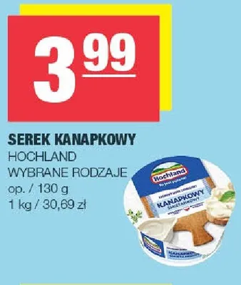 Serek kanapkowy Hochland promocja w SPAR