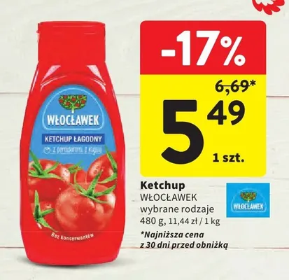 Ketchup wybrane rodzaje promocja w Intermarche
