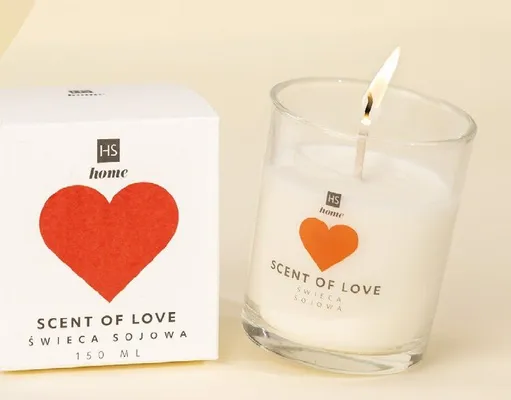 Świeca Hiskin sojowa, zapachowa, Scent of Love, 1 szt. promocja w Rossmann