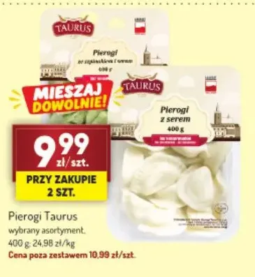Pierogi z serem Taurus promocja w Avita