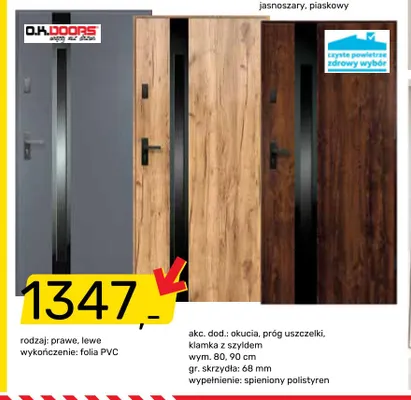 Drzwi O.K.DOORS promocja w Bricomarche