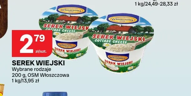 Serek wiejski Włoszczowa promocja w Chorten
