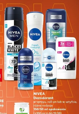 Dezodorant Nivea w sprayu promocja w Kaufland
