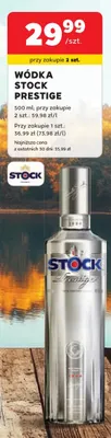 Wódka Stock Prestige promocja w Stokrotka