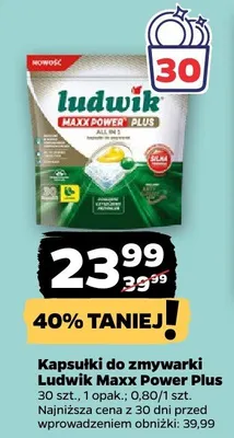 Kapsułki lemon Ludwik maxx power promocja w Netto