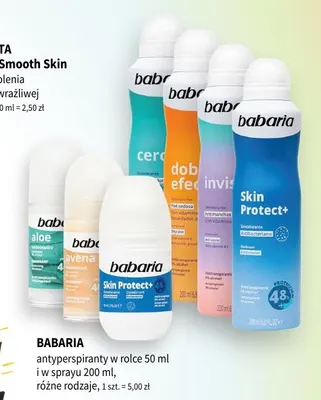 Antyperspirant w rolce Babaria promocja w Drogerie Polskie