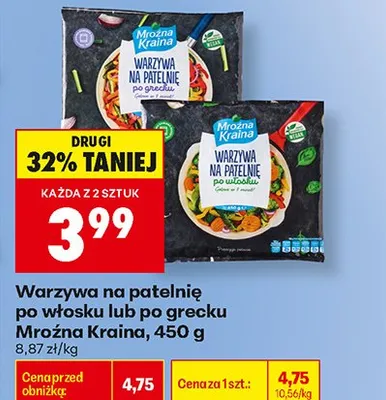 Warzywa na patelnię po włosku Mroźna Kraina promocja w Biedronka
