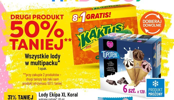Lody Kaktus 9-pak promocja w POLOmarket
