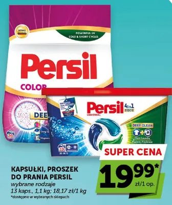 Kapsułki, proszek do prania Persil promocja w Groszek
